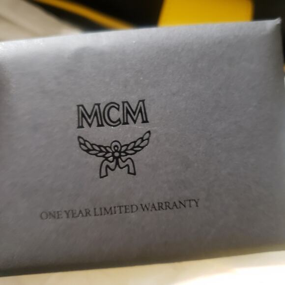 MCM Luft hoodie nylon yellow backpack main image 5
